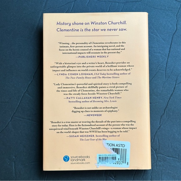 Lady Clementine by Marie Benedict | Historical Fiction | Hardcover Book - Picture 2 of 9